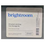 200qt Latching Tree Box - Clear Base with Regal Green Lid and Latch - Brightroom™, 200qt Capacity