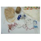 Home Decor, Craft Materials & Table Linens Lot