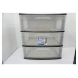Sterilite 3 drawer cart 15.25"x 27.8"x 25.6"