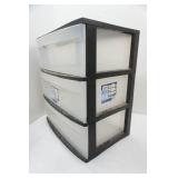 Sterilite 3 drawer cart 15.25"x 27.8"x 25.6"