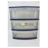 Mainstays 3 drawer storage cart 21"x 14"x 26"