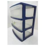 Mainstays 3 drawer storage cart 21"x 14"x 26"