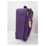Purple Suitcase 21"x15"x8"