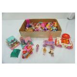 Polly Pocket & Barbie Toy Lot