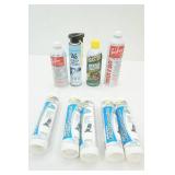 Caulk & Seafoam, vent & duct cleaner, small engine tune up