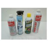 Caulk & Seafoam, vent & duct cleaner, small engine tune up