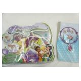 Tinkerbell Glitter Memory Stone & Princess Sofia Necklace