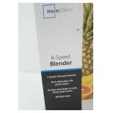 Mainstays 6-Speed Blender. NEW in BOX