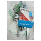 hardware supply lot: staples, nails, screws