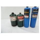 propane tanks - 2 Coleman 2 Bernzomatic