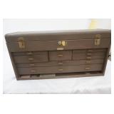 Metal Toolbox & contents