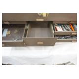 Metal Toolbox & contents