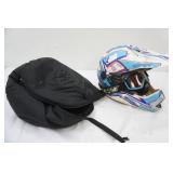 Motocross helmet and case XL