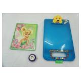 Tinkerbell Fairy Fashions, Lisa Frank Puppy Love Clipboard storage case & yo-yo