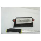 9" & 8" filet knife and sharpener