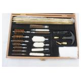 Gun Cleaning Kit in Wooden Case