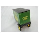 John Deere tailer coin bank-Ertl