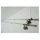 2 fishing rods & reels