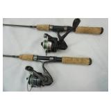 2 fishing rods & reels
