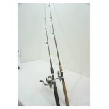 2 fishing rods & reels