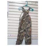 Carhartt Kids Size 5 insulated camo overalls