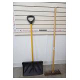 rake & Snow Shovel