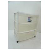 Sterilite 3 drawer card 15.25"x21"x25"