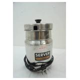 Server-standalone soup warmer with pot and lid