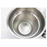 Server-standalone soup warmer with pot and lid