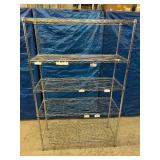 5-Tier Stainless Steel Wire Shelving Storage Rack - NSF Approved - Great Working Condition! 47.5" x 75" x 18.5"