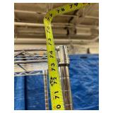 5-Tier Stainless Steel Wire Shelving Storage Rack - NSF Approved - Great Working Condition! 47.5" x 75" x 18.5"