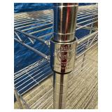 5-Tier Stainless Steel Wire Shelving Storage Rack - NSF Approved - Great Working Condition! 47.5" x 75" x 18.5"