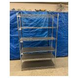 6-Tier Stainless Steel Wire Shelving Storage Rack - NSF Approved - Great Condition! 47.5" x 18" x 73"