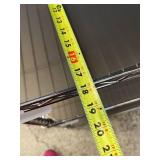 6-Tier Stainless Steel Wire Shelving Storage Rack - NSF Approved - Great Condition! 47.5" x 18" x 73"