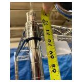 6-Tier Stainless Steel Wire Shelving Storage Rack - NSF Approved - Great Condition! 47.5" x 18" x 73"