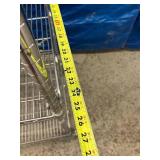 Adjustable 4-Tier Stainless Steel Mobile Wire Shelving Storage Rack Truck Cart - NSF Approved - Good Working Condition! 47.5" x 68" x 25" - Rubber On Two Wheels Missing - Still Moves Great!
