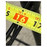 Lot of 2 Black Wire Shelving Storage Racks - Great Working Condition! 4-Tier & 5-Tier