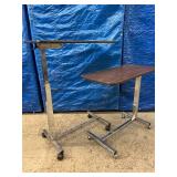 Lot of 2 Lumex GF8901-1A Overbed Patient Tray Tables - In Good Condition!