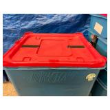 Lot of 5 TraceCart Mobile Surgical Waste Containment Transport System with Lids - In Good Condition!