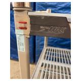 MSRP $1000 MetroMAX Mobile 3-Tier Storage Supply Rack Utility Cart - Polymer corrosion-proof shelving with removable Microban® grid sections! - In Great Condition!