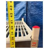 MSRP $1000 MetroMAX Mobile 3-Tier Storage Supply Rack Utility Cart - Polymer corrosion-proof shelving with removable Microban® grid sections! - In Great Condition!