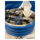 Lot of 5 Mac Medical Stainless Steel Surgical Kick Bucket Holder - Appear New! No Bucket Included!