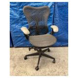 MSRP $1300 High Quality Herman Miller "Mirra" Executive Office Fully Adjustable Mobile Mesh Back Chair -Triflex Polymer Back, Adjustable Lumbar Support, Tilt Limiter & Seat Angle, Adjustable Arm R