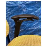 MSRP $1200 Technion Nuova Contessa All Mesh Executive Office Meeting Room Height Adjustable Mobile Back Support Rolling Chair - In Good Condition! Fabric Has A Dark Cast To It - Possibly Will Wash Awa