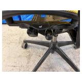 MSRP $1200 Technion Nuova Contessa All Mesh Executive Office Meeting Room Height Adjustable Mobile Back Support Rolling Chair - In Good Condition! Fabric Has A Dark Cast To It - Possibly Will Wash Awa