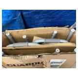 Lot of 3 NEW In Box Medline MDS86410J4B Guardian Basic Two Button Junior Folding Walkers