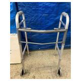 Medline G30757W Guardian Two-Button Folding Walker with Wheels - In Great Condition!