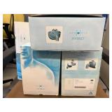 MSRP $750 Lot of 5 NEW In BOX Teleflex Medical HYB500 Hybrid Mask with Headgear, DVD, Bag, Manual & More - All Sizes Included For A Customizable Fit - If you need a full face mask but don