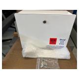 NEW Heavy-Duty Metal Blood Urine Biohazardous Material Specimen Sample Lock Box With Keys - Tiny Scuff On Corner