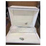 NEW Heavy-Duty Metal Blood Urine Biohazardous Material Specimen Sample Lock Box With Keys - Tiny Scuff On Corner